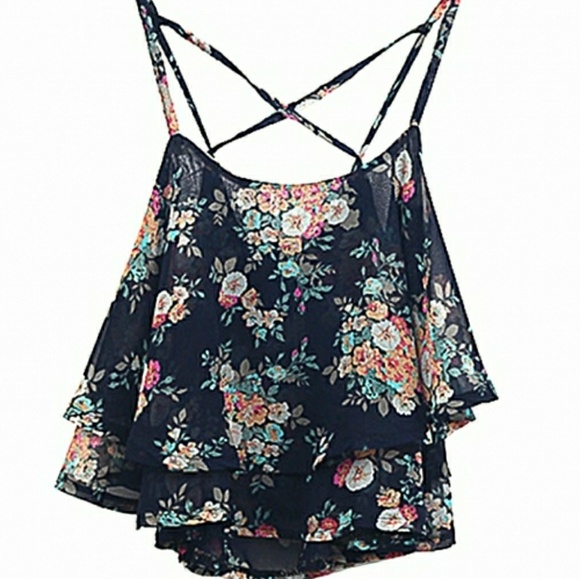 finejo Tops - 2 finejo crop top strappy tanks bundle nwt